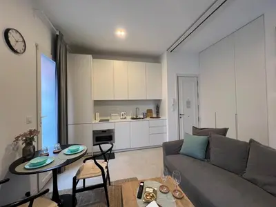 Una cocina o zona de cocina en Flatiron apartment II