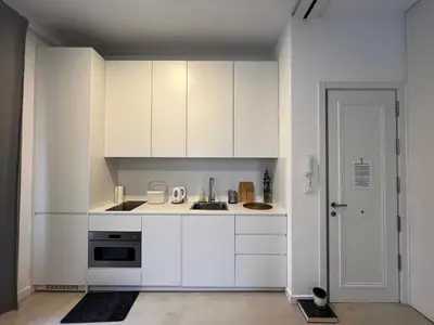 Una cocina o zona de cocina en Flatiron apartment II