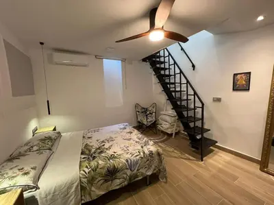 Cama o camas de una habitación en MyHouseSpain - Nuevo apartamento en Chamberí