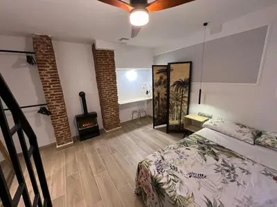 Cama o camas de una habitación en MyHouseSpain - Nuevo apartamento en Chamberí