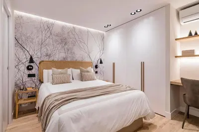 Cama o camas de una habitación en Elegant apartment in Austrias neighborhood CON10