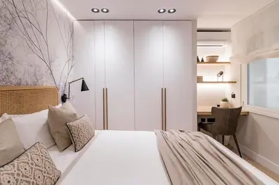Cama o camas de una habitación en Elegant apartment in Austrias neighborhood CON10