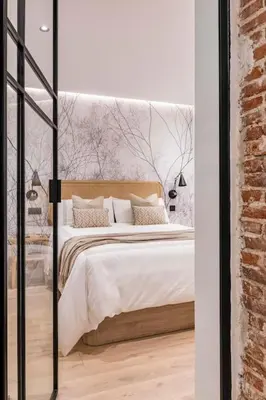 Cama o camas de una habitación en Elegant apartment in Austrias neighborhood CON10
