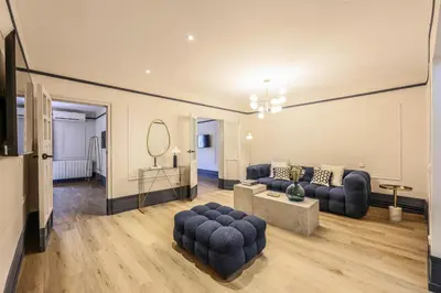 Zona de estar de Apartamento de diseno en Gran Via -No ascensor-