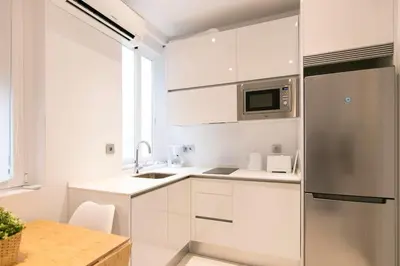 Una cocina o zona de cocina en En el Corazón de Madrid, Museos