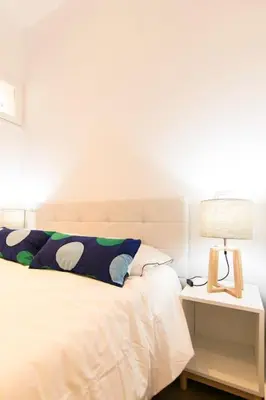 Cama o camas de una habitación en En el Corazón de Madrid, Museos