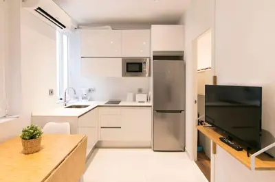 Una cocina o zona de cocina en En el Corazón de Madrid, Museos