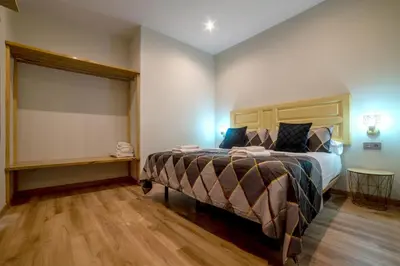 Cama o camas de una habitación en Modern Refurbished-1Bedroom 1Bathroom-Justicia