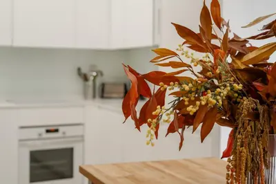 Una cocina o zona de cocina en Modern apartment-1Bedroom 1Bath-Prosperidad