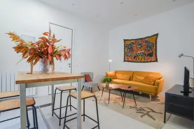 Zona de estar de Modern apartment-1Bedroom 1Bath-Prosperidad