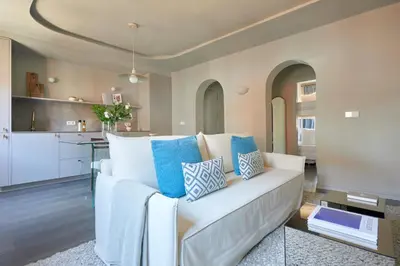 Zona de estar de Nuevo! Apartamento reformado y acogedor