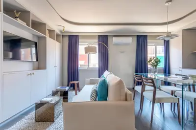 Zona de estar de Nuevo! Apartamento reformado y acogedor