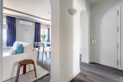 Zona de estar de Nuevo! Apartamento reformado y acogedor