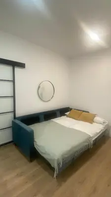Cama o camas de una habitación en Confort al lado del río