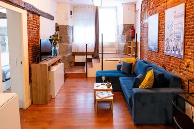 Zona de estar de Apartamento Forum