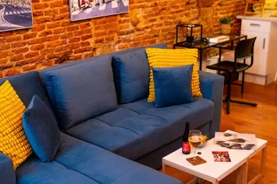 Zona de estar de Apartamento Forum