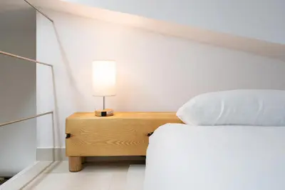 Cama o camas de una habitación en Charming San Isidro
