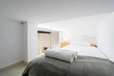 Cama o camas de una habitación en Charming San Isidro