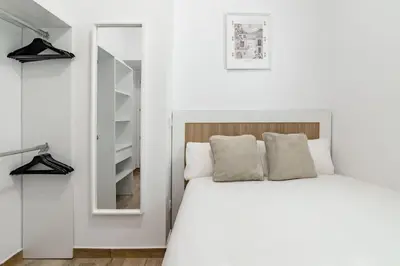 Cama o camas de una habitación en Charming San Isidro