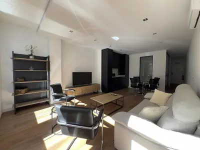 Zona de estar de Apartamentos ALFISA Puerta del Sol