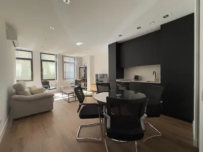 Zona de estar de Apartamentos ALFISA Puerta del Sol