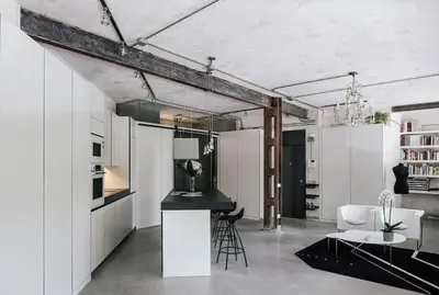 Una cocina o zona de cocina en For You Rentals Espectacular apartamento TEMPORAL en Madrid Río VAL100