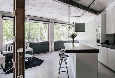 Una cocina o zona de cocina en For You Rentals Espectacular apartamento TEMPORAL en Madrid Río VAL100