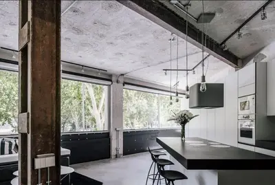 Una cocina o zona de cocina en For You Rentals Espectacular apartamento TEMPORAL en Madrid Río VAL100