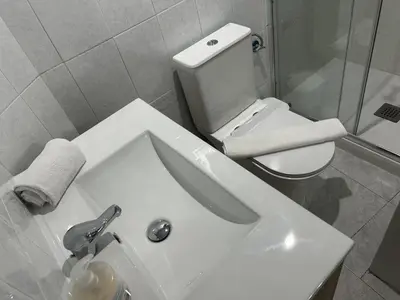 Un baño de Una encantadora estancia en el centro Madrid