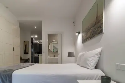 Cama o camas de una habitación en Apartamento Bronce by Clabao