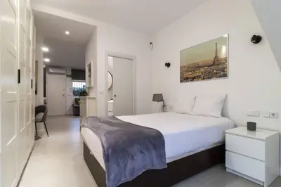 Cama o camas de una habitación en Apartamento Bronce by Clabao