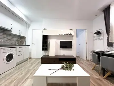 Una cocina o zona de cocina en Río Manzanares - Apartamento de 1 dormitorio