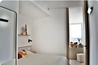 Cama o camas de una habitación en Nuevo Apartamento LaLatina