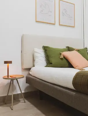 Zona de estar de JM11B Apartamento Chamberi AC WIFI Fibra