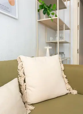 Zona de estar de JM11B Apartamento Chamberi AC WIFI Fibra