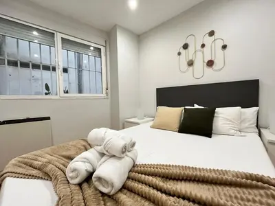 Cama o camas de una habitación en Santa Isabel Centro Temporal
