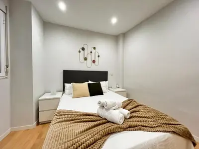 Cama o camas de una habitación en Santa Isabel Centro Temporal
