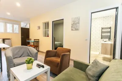 Zona de estar de Increible apartamento reformado en el Brooklyn Madrileño