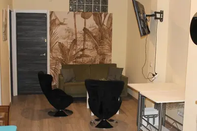 Zona de estar de Increible apartamento reformado en el Brooklyn Madrileño