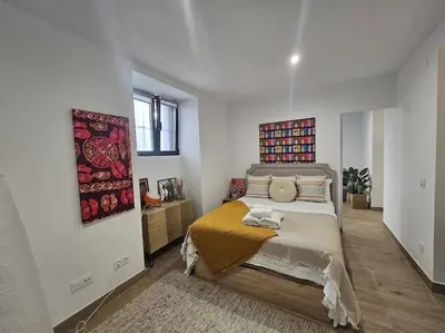 Cama o camas de una habitación en The Gabriels Chamberí