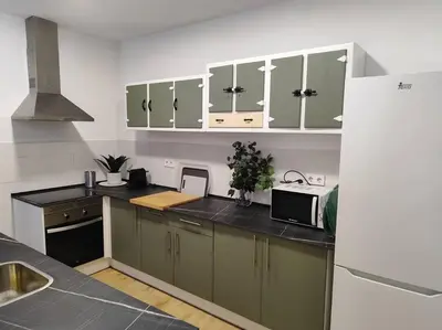 Una cocina o zona de cocina en Stunning apartment for 7 pax - CvB