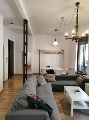 Zona de estar de Stunning apartment for 7 pax - CvB