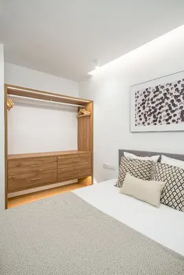 Cama o camas de una habitación en Chueca VIII calle Hortaleza 3BR 3BH