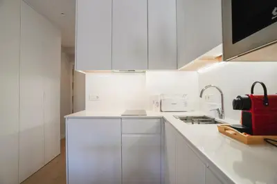 Una cocina o zona de cocina en Cozy studio-Chamberí