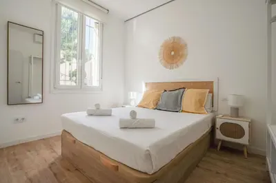 Cama o camas de una habitación en Cozy and Modern-1Bedroom 1Bathroom-Delicias