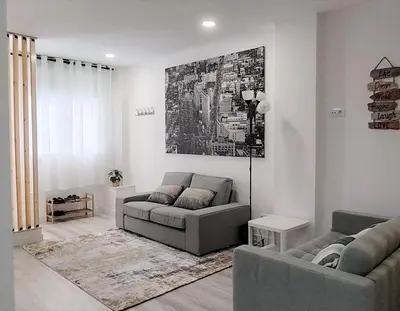 Zona de estar de Luxury two bedrooms Madrid downtown