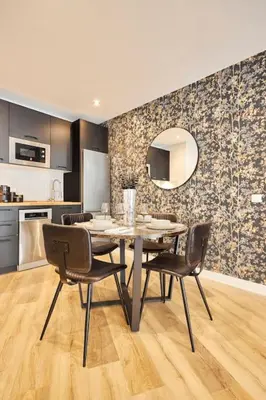 Una cocina o zona de cocina en Gran Via Style
