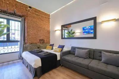 Zona de estar de ººººRS CityCentre DownTown WiFi AC SmartTVºººº