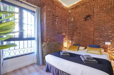 Cama o camas de una habitación en ºººººRS CityCentre DownTown WiFi AC SmartTVººººº