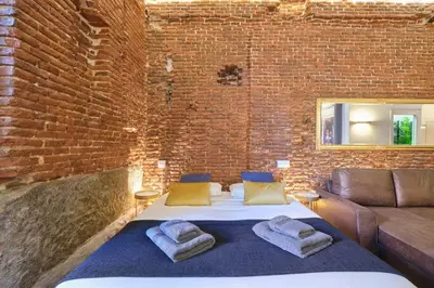Cama o camas de una habitación en ºººººRS CityCentre DownTown WiFi AC SmartTVººººº